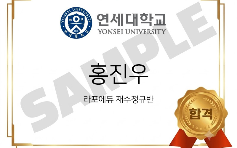 연세대학교 기계공학과, 두번만에 성공한 홍진우학생